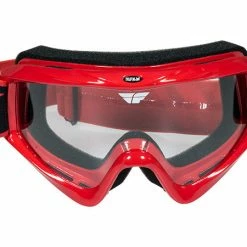 Fly Racing Focus Goggle-Youth-Red-Clear Lens