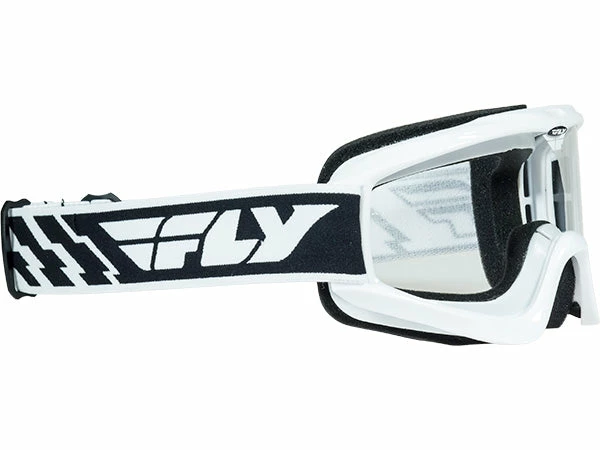 Fly Racing Focus Goggle-Youth-White-Clear Lens 1 Fly Racing Focus Goggle-Youth-White-Clear Lens