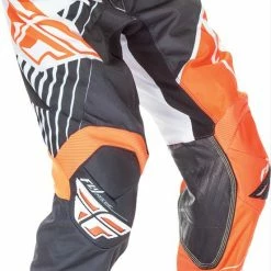RACE WEAR Fly Racing Kinetic Vector Race Pants-Flo Orange/White/Black