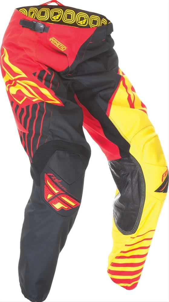 Fly Racing Kinetic Vector Race Pants-Red/Black/Yellow RACE WEAR 1 Fly Racing Kinetic Vector Race Pants-Red/Black/Yellow RACE WEAR