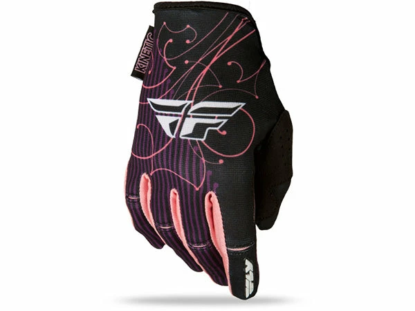 Fly Racing 2015 Kinetic Ladies Gloves-Black/Purple/Pink 1 Fly Racing 2015 Kinetic Ladies Gloves-Black/Purple/Pink