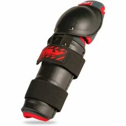 Fly Racing Knee/Shin Guards-Black/Red PROTECTIVE GEAR