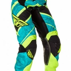 Fly Racing 2016 Kinetic Ladies Pants-Teal/Hi-Vis