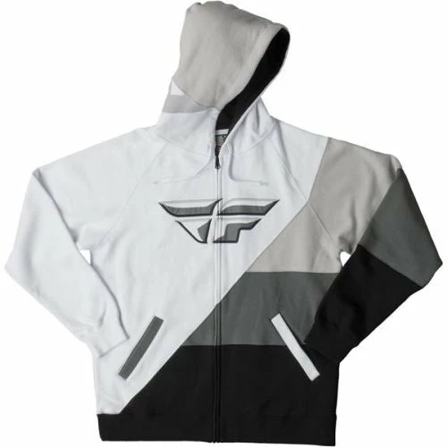 APPAREL Fly Racing Panic Hoodie-Black/White 1 APPAREL Fly Racing Panic Hoodie-Black/White