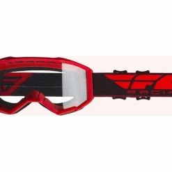 PROTECTIVE GEAR Fly Racing 2019 Focus Goggles W/ Clear Lens-Red/Clear