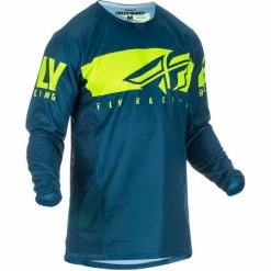 Fly Racing 2019 Kinetic Shield Jersey-Navy/Hi-Vis