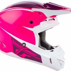 Fly Racing 2019 Kinetic Sharp Helmet-Pink/White Helmets