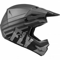 Helmets Fly Racing Kinetic Thrive Helmet-Matte Gray/Black