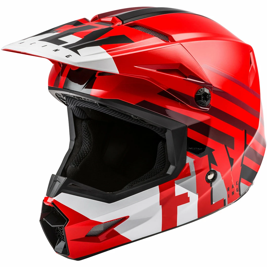 Helmets Fly Racing Kinetic Thrive Helmet-Red/White/Black 1 Helmets Fly Racing Kinetic Thrive Helmet-Red/White/Black