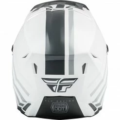 Fly Racing Kinetic Thrive Helmet-White/Black/Gray Helmets 7 Fly Racing Kinetic Thrive Helmet-White/Black/Gray Helmets