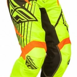 Fly Racing Kinetic Vector Mesh Race Pants-Hi-Vis/Black/Orange