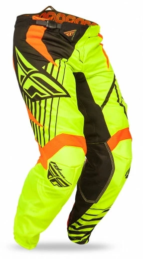 Fly Racing Kinetic Vector Mesh Race Pants-Hi-Vis/Black/Orange 1 Fly Racing Kinetic Vector Mesh Race Pants-Hi-Vis/Black/Orange