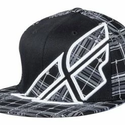 APPAREL Fly Racing Plaid Hat-Black-Small/Medium