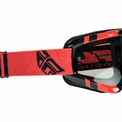 PROTECTIVE GEAR Fly Racing Zone Goggle-Adult-Red/Black-Flash Chrome Lens