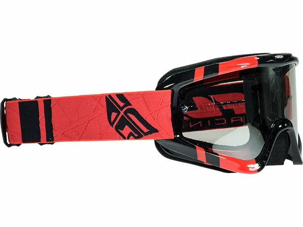 PROTECTIVE GEAR Fly Racing Zone Goggle-Adult-Red/Black-Flash Chrome Lens 1 PROTECTIVE GEAR Fly Racing Zone Goggle-Adult-Red/Black-Flash Chrome Lens