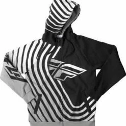 Fly Racing Sonar Hoodie-Black/White