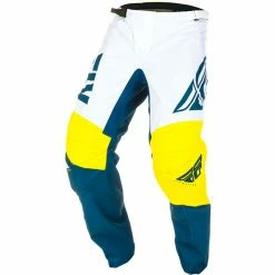 RACE WEAR FLY RACING 2019 F-16 PANT-Yellow/White/Navy