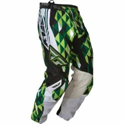 Fly Racing 2012 Kinetic Race Pants-Green/White RACE WEAR