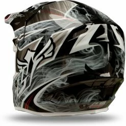 Fly Racing 2013/2014 F2 Carbon Acetylene Helmet-Black/White PROTECTIVE GEAR