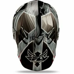 Fly Racing 2013/2014 F2 Carbon Acetylene Helmet-Black/White PROTECTIVE GEAR