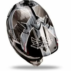 Fly Racing 2013/2014 F2 Carbon Acetylene Helmet-Black/White PROTECTIVE GEAR