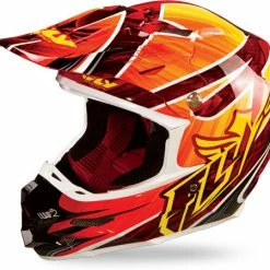Fly Racing 2013/2014 F2 Carbon Acetylene Helmet-Red/Yellow