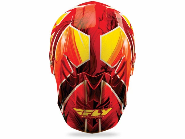 Fly Racing 2013/2014 F2 Carbon Acetylene Helmet-Red/Yellow 2 Fly Racing 2013/2014 F2 Carbon Acetylene Helmet-Red/Yellow