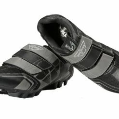 Fly Racing Talon II Clipless Shoes-Black/Gray