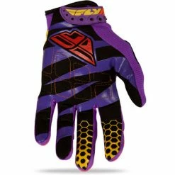Fly Racing 2015 F-16 Gloves-Wild (Pur/Yel/Blk)