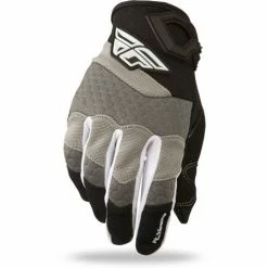 RACE WEAR Fly Racing 2015 F-16 Gloves-Black/Gray