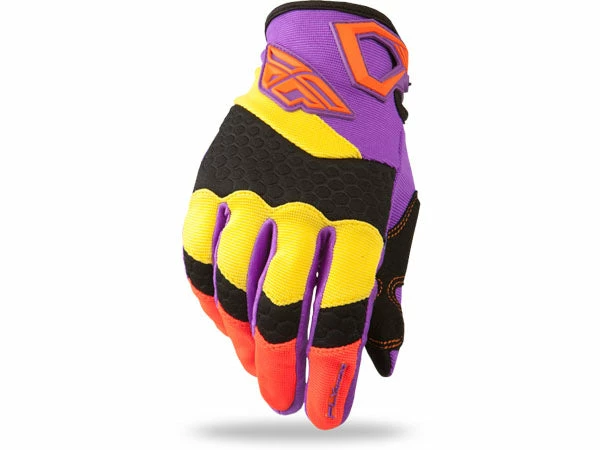 Fly Racing 2015 F-16 Gloves-Wild (Pur/Yel/Blk) 1 Fly Racing 2015 F-16 Gloves-Wild (Pur/Yel/Blk)