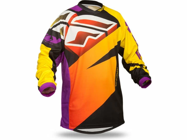 RACE WEAR Fly Racing 2015 F-16 Race Jersey-Ltd Ed Purple/Yellow/Black 1 RACE WEAR Fly Racing 2015 F-16 Race Jersey-Ltd Ed Purple/Yellow/Black