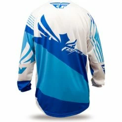 Fly Racing 2014 Kinetic Blocks Race Jersey-Blue/White