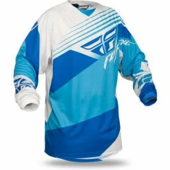 Fly Racing 2014 Kinetic Blocks Race Jersey-Blue/White