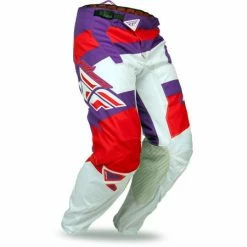 Fly Racing 2014 Kinetic Blocks Race Pants-Purple/Red/White RACE WEAR