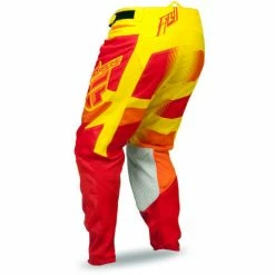 Fly Racing 2014 Kinetic Blocks Race Pants-Red/Yellow RACE WEAR