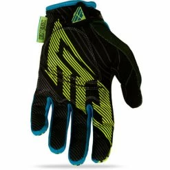 Fly Racing 2014 Kinetic Gloves-Blue/Hi-Vis Yellow RACE WEAR