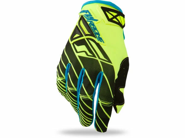 Fly Racing 2014 Kinetic Gloves-Blue/Hi-Vis Yellow RACE WEAR 1 Fly Racing 2014 Kinetic Gloves-Blue/Hi-Vis Yellow RACE WEAR
