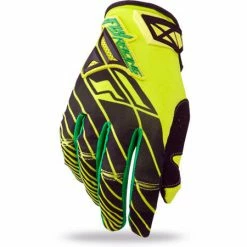 Fly Racing 2014 Kinetic Gloves-Green/Black RACE WEAR