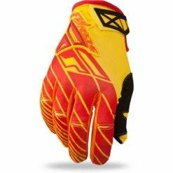 Fly Racing 2014 Kinetic Gloves-Red/Yellow