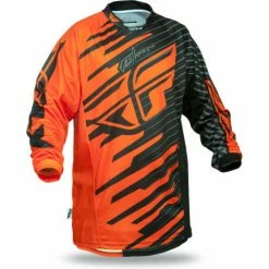 Fly Racing 2014 Kinetic Shock Race Jersey-Orange/Black RACE WEAR