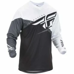 FLY RACING 2019 F-16 JERSEY-Black/White/Grey RACE WEAR