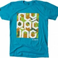 Fly Racing Block Party T-Shirt-Turquoise