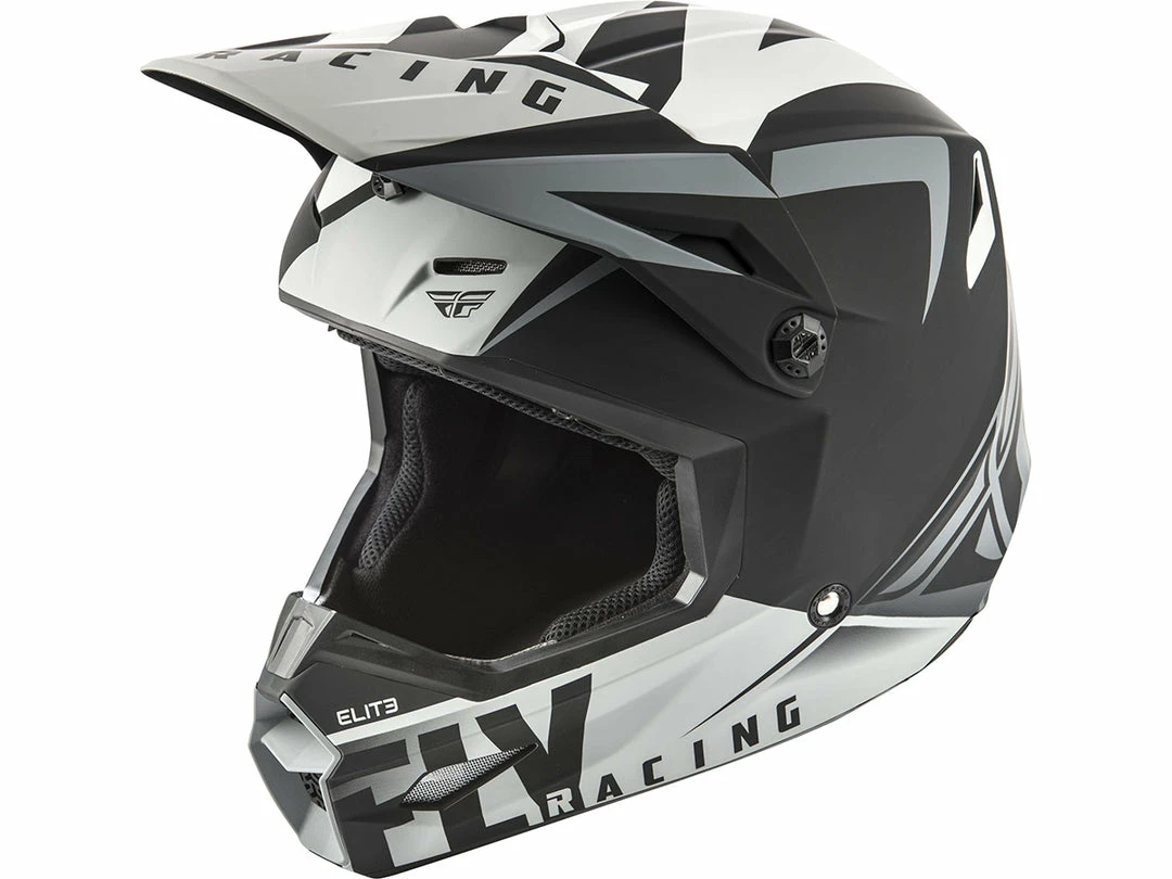 FLY RACING 2019 Elite Vigilant Helmet-Matte Black/Grey PROTECTIVE GEAR 1 FLY RACING 2019 Elite Vigilant Helmet-Matte Black/Grey PROTECTIVE GEAR