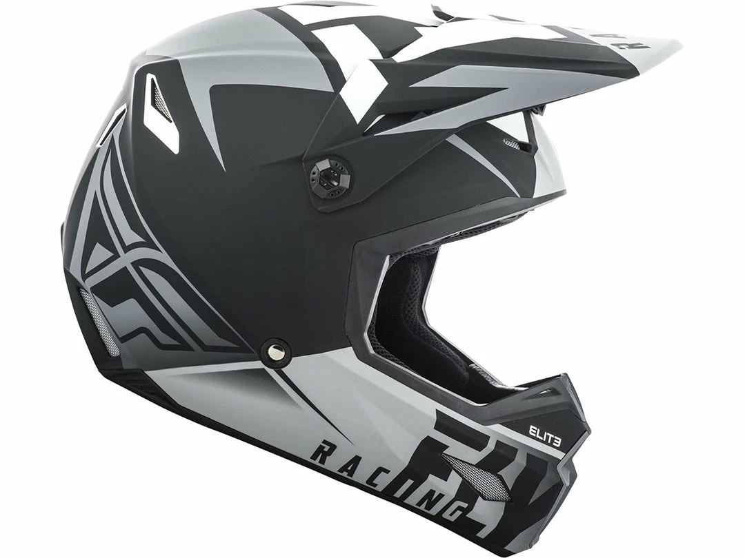 FLY RACING 2019 Elite Vigilant Helmet-Matte Black/Grey PROTECTIVE GEAR 2 FLY RACING 2019 Elite Vigilant Helmet-Matte Black/Grey PROTECTIVE GEAR