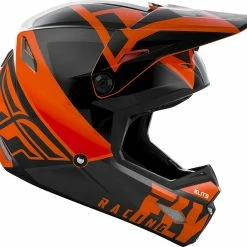 FLY RACING 2019 Elite Vigilant Helmet-Orange/Black Helmets