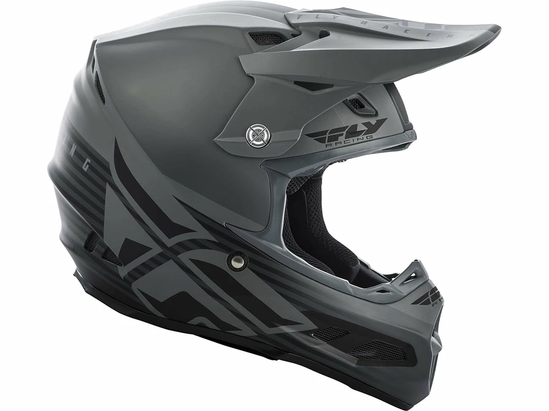 FLY RACING F2 Carbon MIPS Shield Helmet-Black/Grey PROTECTIVE GEAR 2 FLY RACING F2 Carbon MIPS Shield Helmet-Black/Grey PROTECTIVE GEAR
