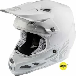 FLY RACING 2019 F2 Carbon MIPS Helmet-Solid White