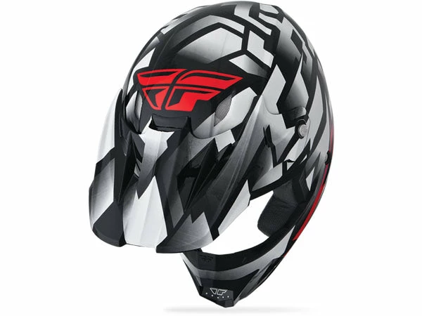 Fly Racing 2014 Kinetic Block Helmet-White/Red PROTECTIVE GEAR 3 Fly Racing 2014 Kinetic Block Helmet-White/Red PROTECTIVE GEAR