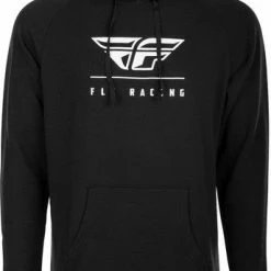 Fly Racing Crest Hoodie-Black Hoodies/Jackets
